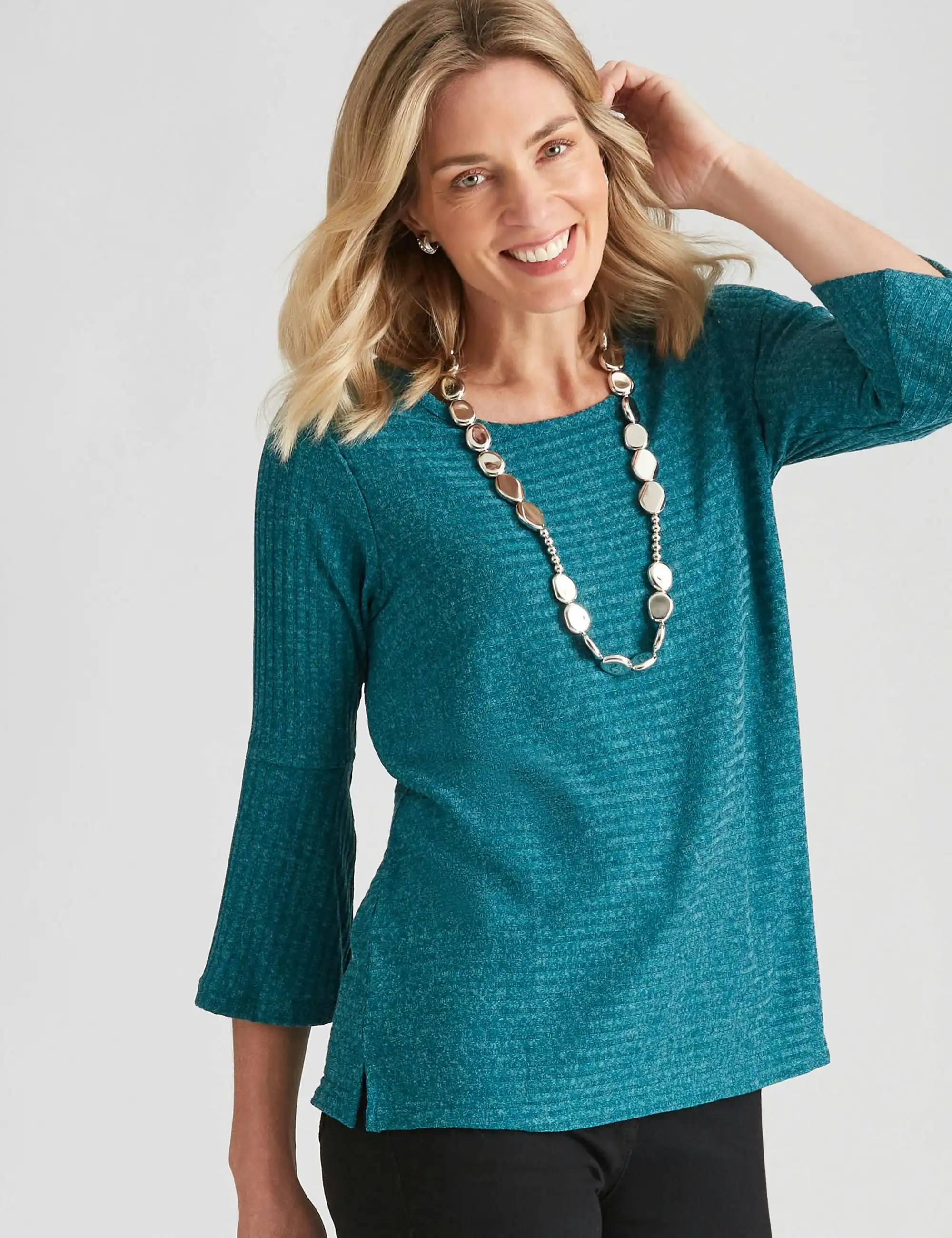 Noni B Rib Knitwear Top