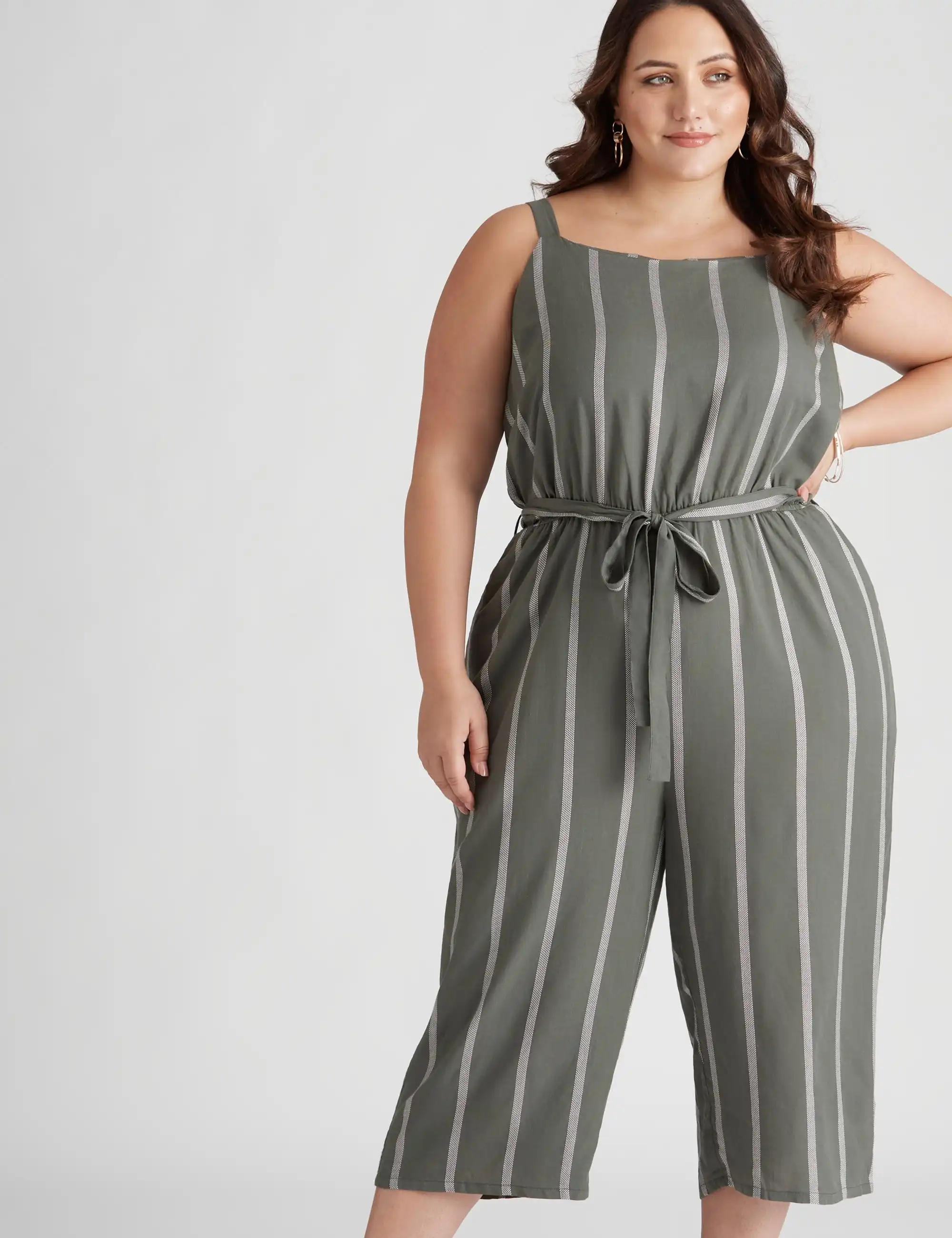 beme Wide Leg Culotte Jumpsuit