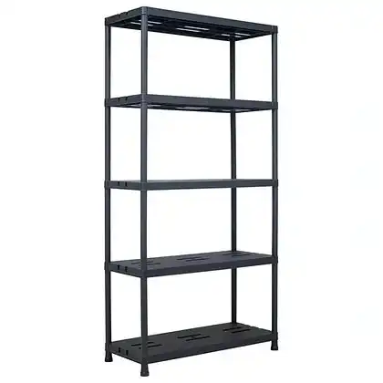 Storage Shelf Rack - Black