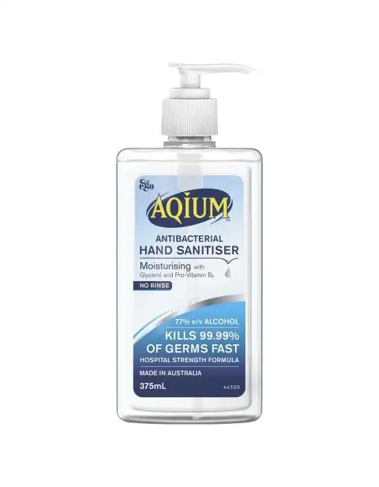 Ego Aqium Hand Sanitiser 375mL