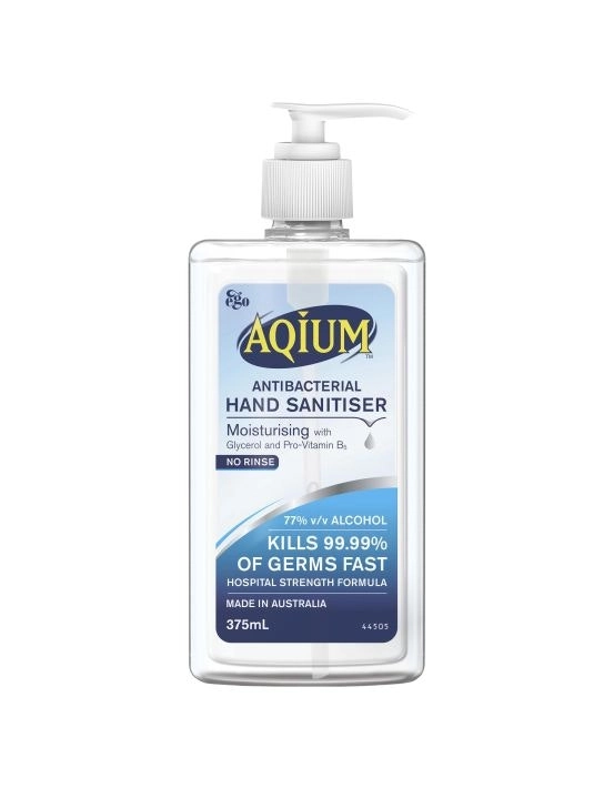 Ego Aqium Hand Sanitiser 375mL