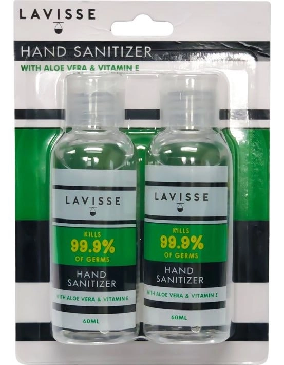 Lavisse Hand Sanitiser Twin Pack 2 x 60mL