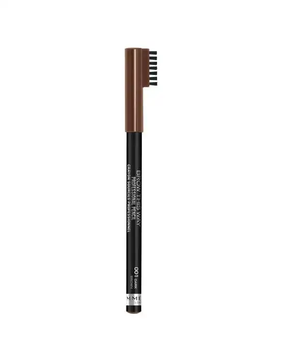 Rimmel Brow This Way Professional Eyebrow Pencil #001 Dark Brown
