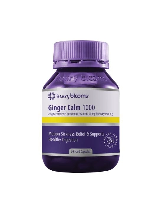 Henry Blooms Ginger Calm 1000 Capsules 60