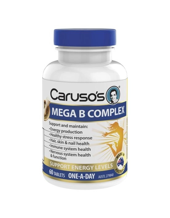 Caruso's Natural Health Mega B Complex 60 Tablets