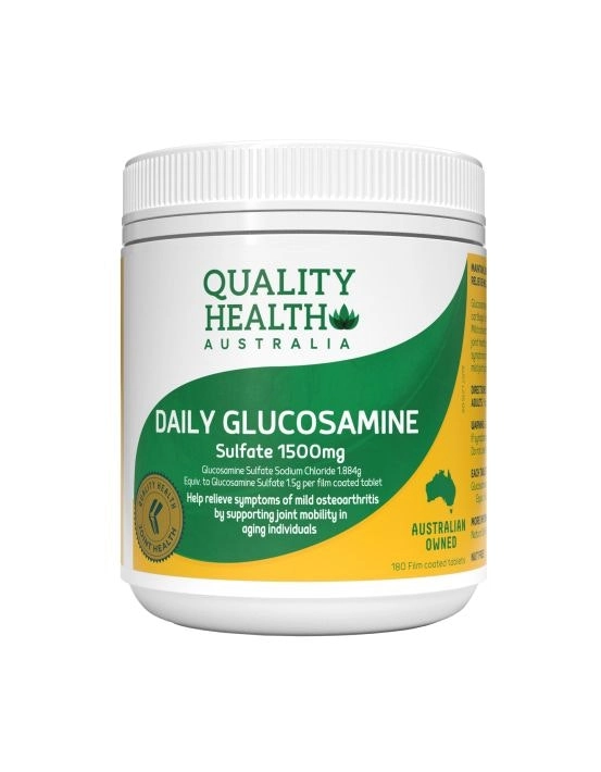 Quality Health Glucosamine 1500mg 180 Tablets