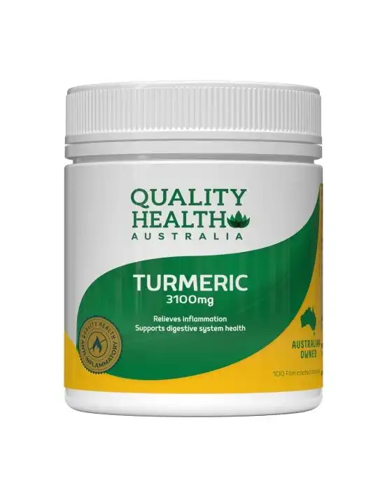 Quality Health Turmeric 3100mg 100 Tablets