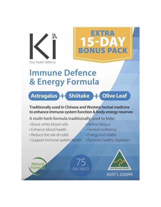 Ki Immune Defence & Energy 75 Tablets