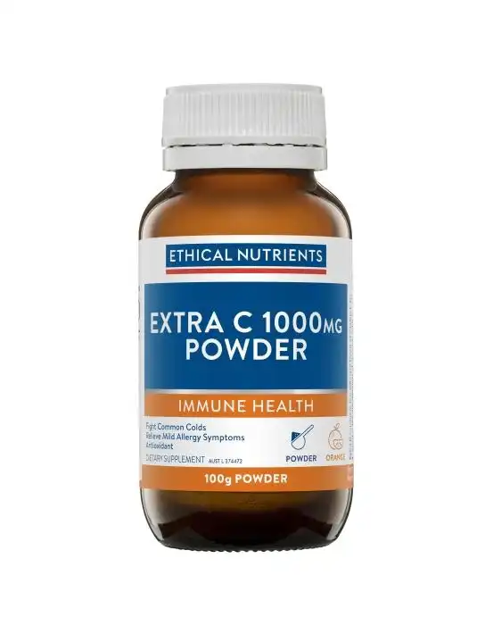 Ethical Nutrients Extra C 1000mg Powder Orange 100g