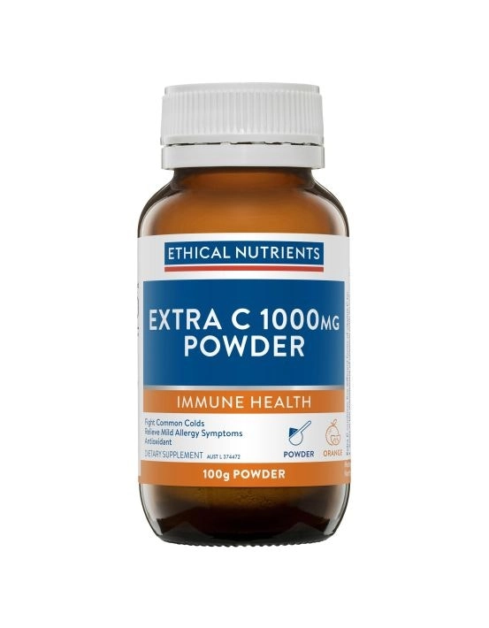 Ethical Nutrients Extra C 1000mg Powder Orange 100g