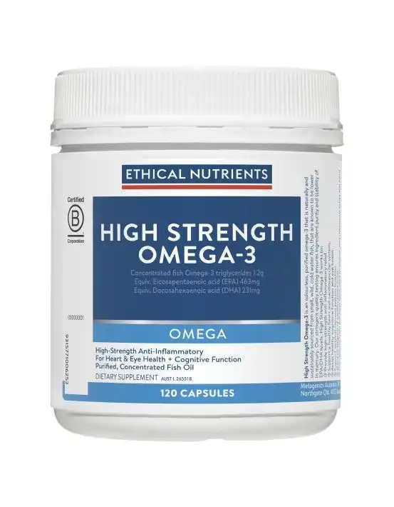 Ethical Nutrients High Strength Omega-3 120 Capsules