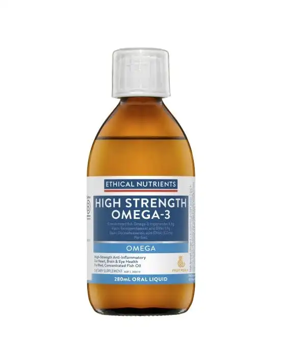 Ethical Nutrients High Strength Omega-3 Fruit Punch 280mL