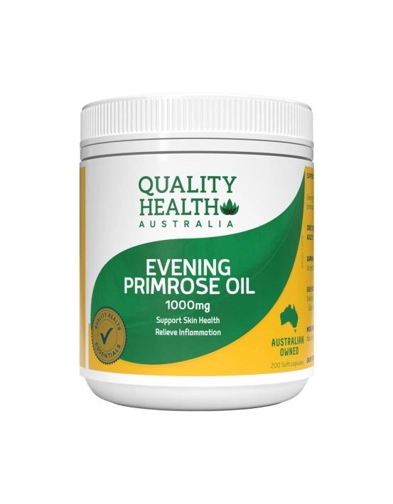 Quality Health Evening Primrose Oil 1000mg 200 Capsules