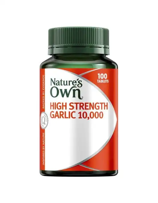 Nature's Own High Strength Garlic 10,000Mg 100 Tablets