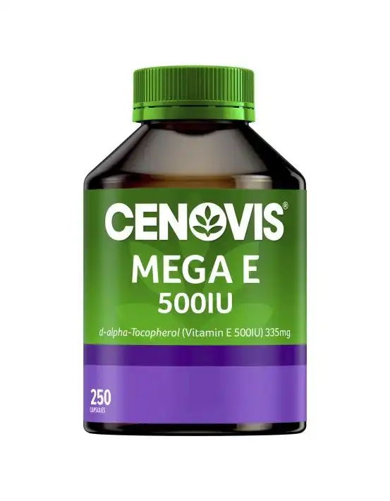 Cenovis Mega E 500IU Value Pack 250 Capsules