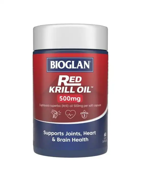 Bioglan Red Krill Oil 500mg 60 Capsules