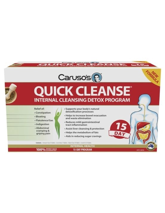 Caruso's Natural Health Quick Cleanse 15 Day Detox Program Kit