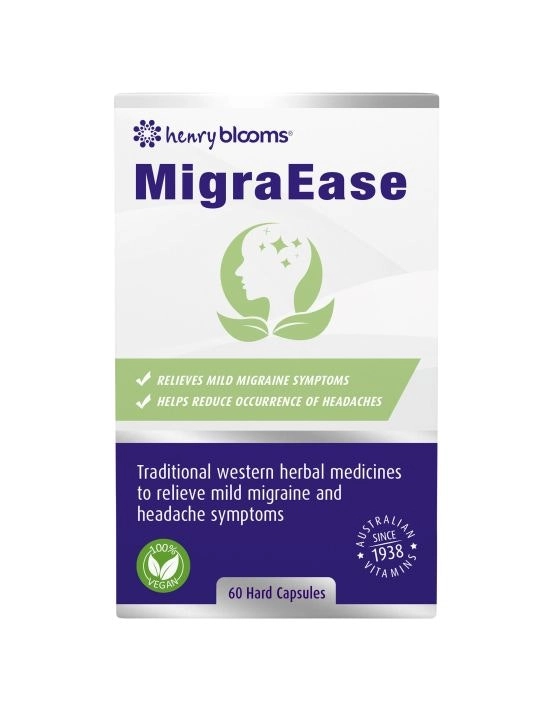 Henry Blooms MigraEase 60 Capsules