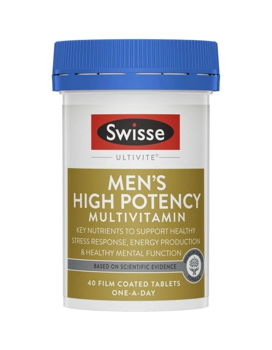 Swisse Ultivite Men's High Potency Multivitamin 40 Tablets