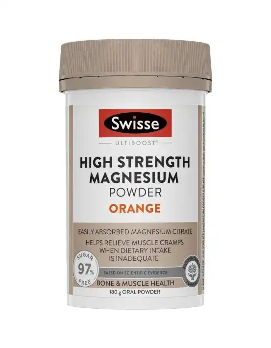 Swisse Ultiboost High Strength Magnesium Powder Orange 180g