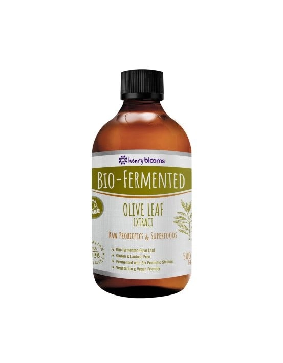 Henry Blooms Bio-Fermented Olive Leaf Extracta 500mL