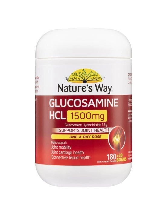 Nature's Way Glucosamine HCL 1500Mg 200 Capsules