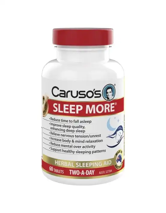Caruso's Natural Health Sleep More 60 Tablets