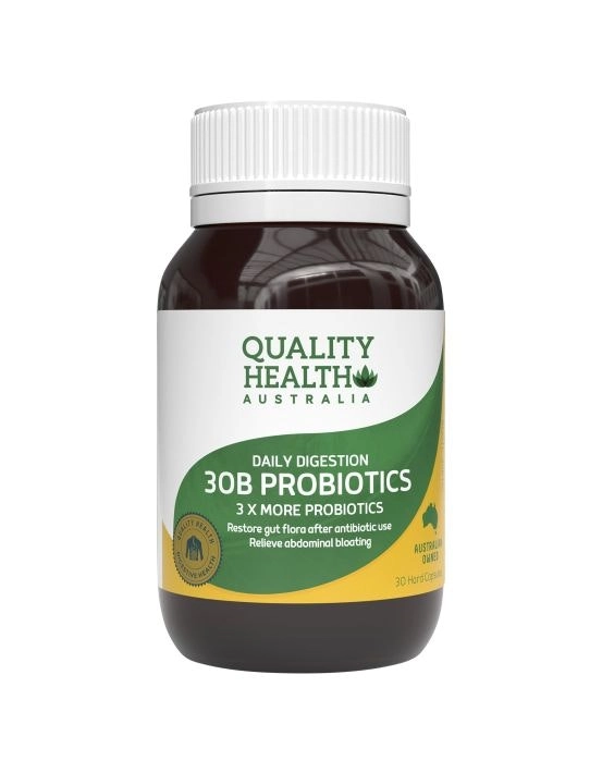 Quality Health Daily Digestion 30B Probiotics 30 Capsules