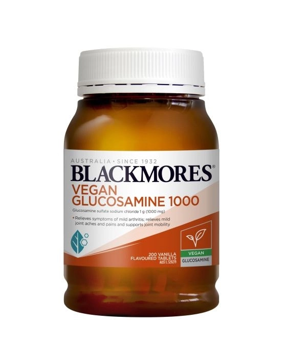 Blackmores Vegan Glucosamine 1000mg 200 Tablets