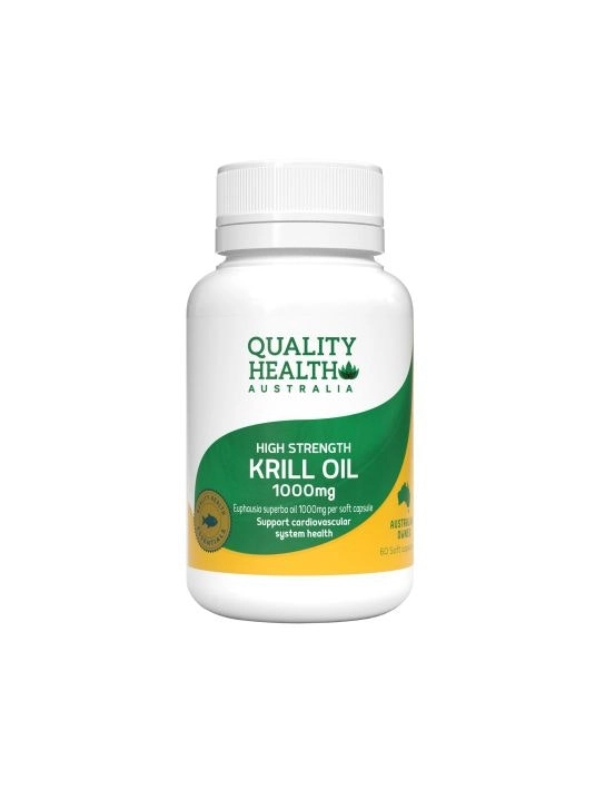 Quality Health High Strength Krill Oil 1000mg 60 Capsules