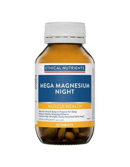 Ethical Nutrients Mega Magnesium Night 50 Tablets