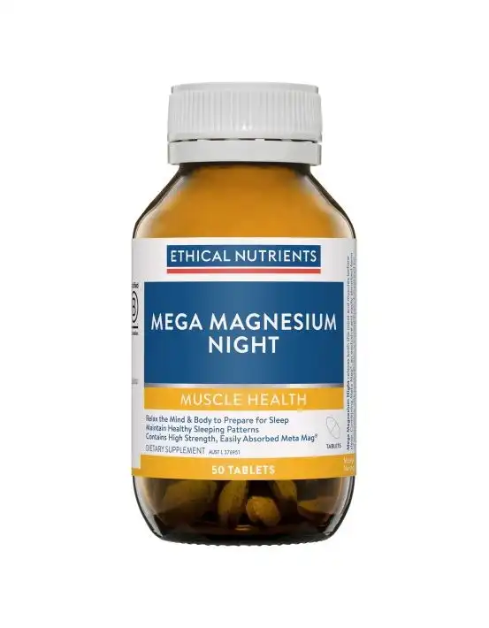 Ethical Nutrients Mega Magnesium Night 50 Tablets