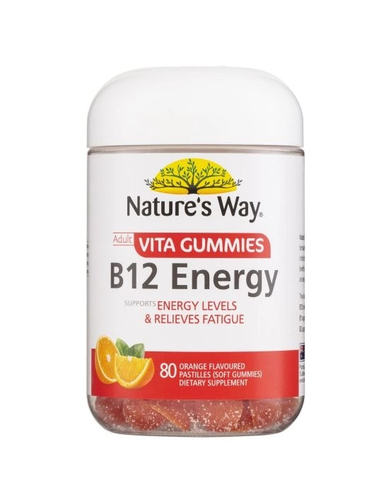 Nature's Way Adult Vita Gummies B12 Energy 80's