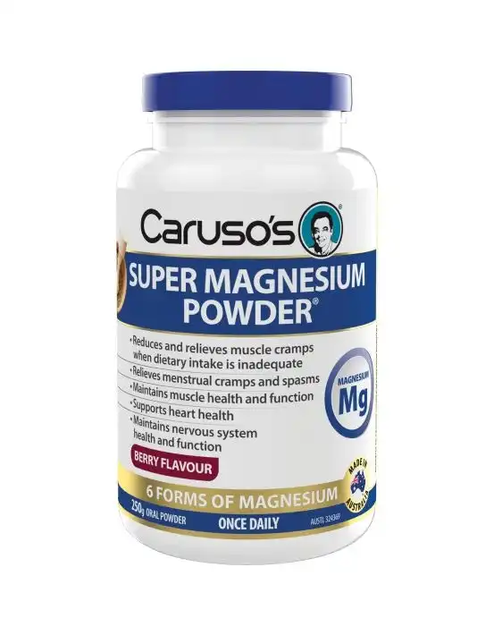Caruso's Natural Health Super Magnesium Powder Berry 250g