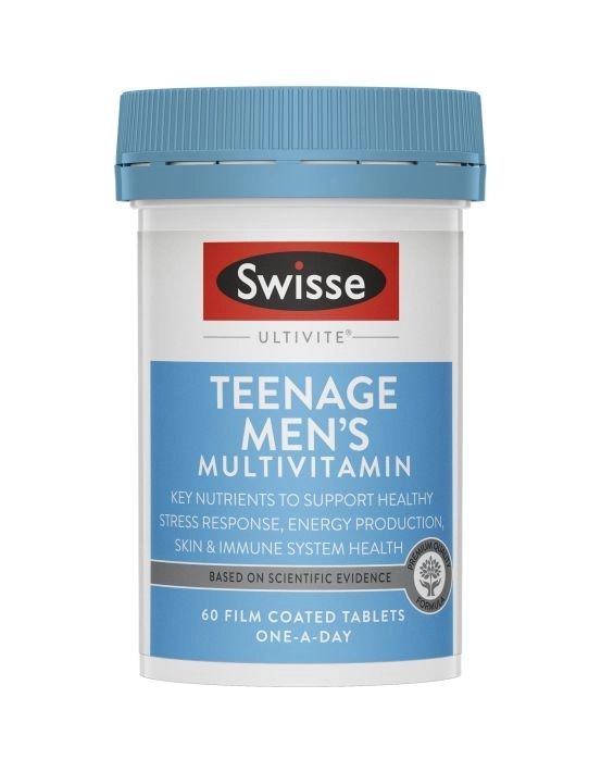 Swisse Ultivite Men's Teenage Multivitamin 60 Tablets