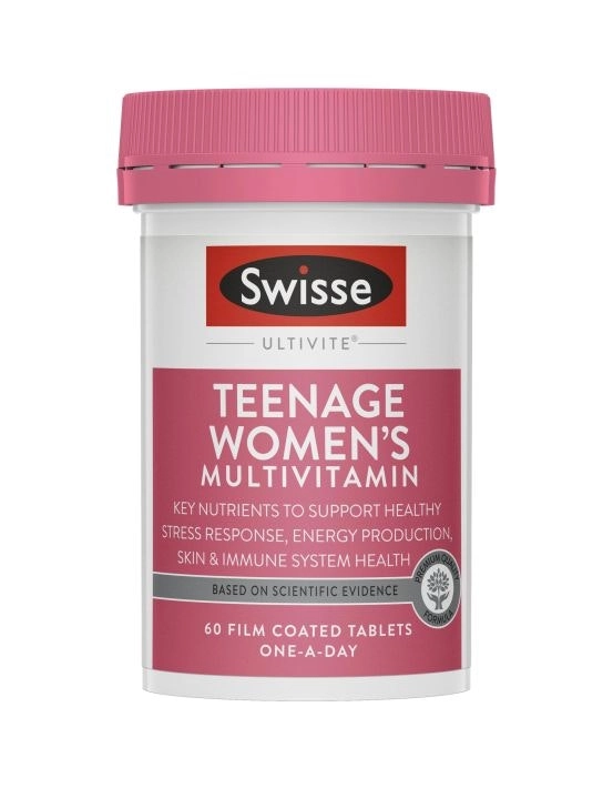 Swisse Ultivite Women's Teenage Multivitamin 60 Tablets