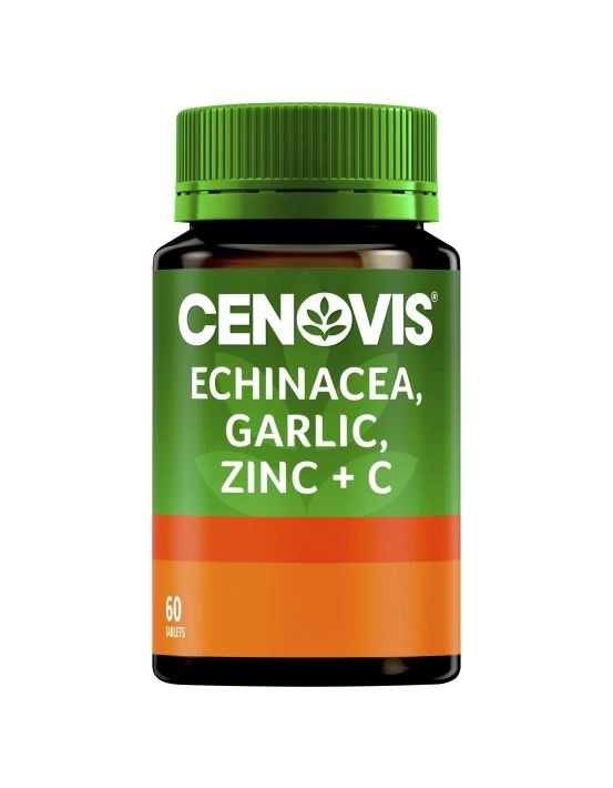 Cenovis Echinacea, Garlic, Zinc & C 60 Tablets