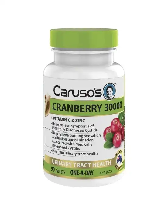 Caruso's Natural Health Cranberry 30000 90 Tablets