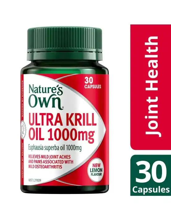Nature's Own Ultra Krill Oil 1000Mg 30 Capsules