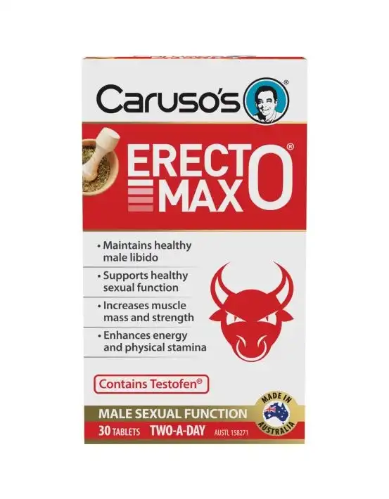 Caruso's Natural Health Erectomax 30 Tablets