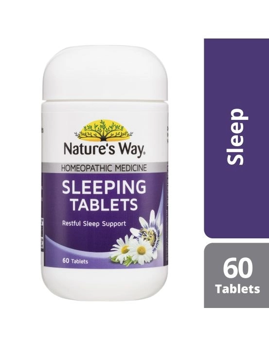 Nature's Way Melatonin + Chamomile & Passionflower 60 Tablets