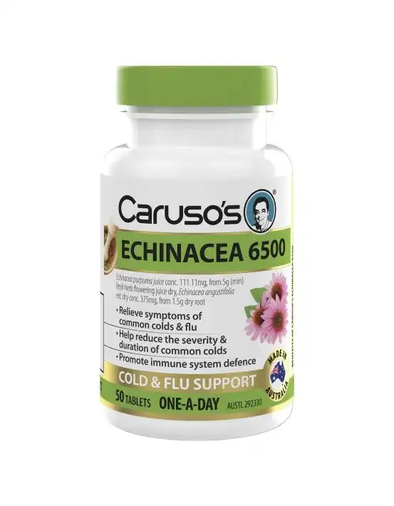 Caruso's Natural Health Echinacea 6500 50 Tablets