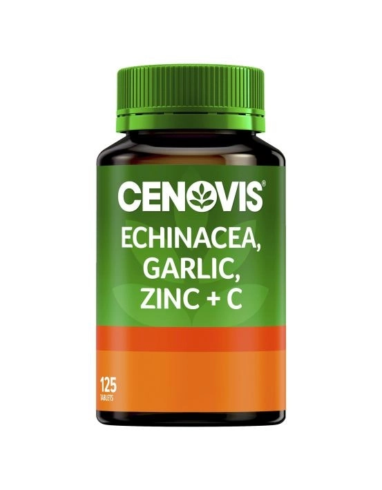 Cenovis Echinacea, Garlic, Zinc & C 125 Tablets