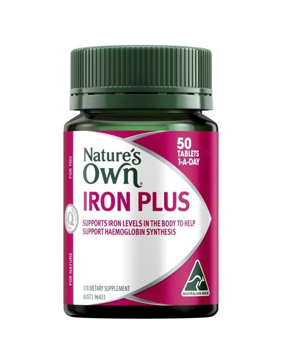 Nature's Own Iron Plus 50 Tablets