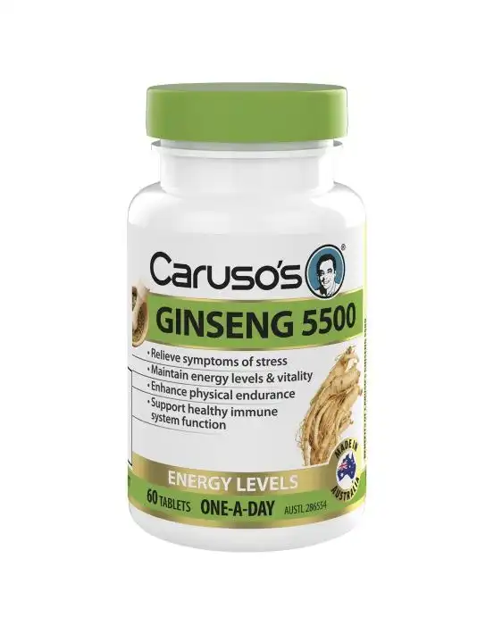 Caruso's Natural Health Ginseng 5500 60 Tablets