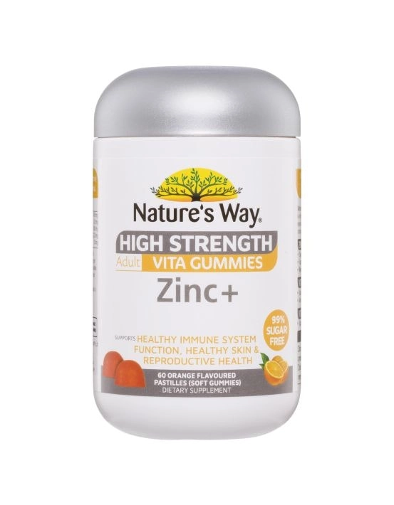 Nature's Way High Strength Adult Vita Gummies Zinc+ 60's