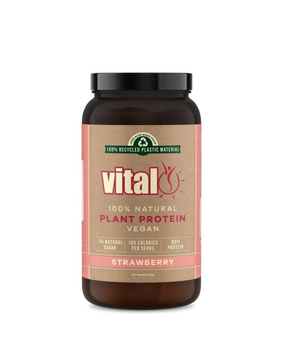 Vital Protein Pea Protein Isolate Strawberry 500g