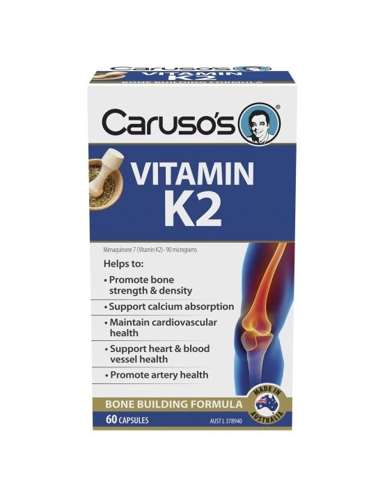 Caruso's Natural Health Vitamin K2 60 Capsules