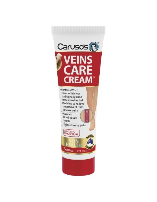 Caruso's Natural Health Veins Care Cream 75g