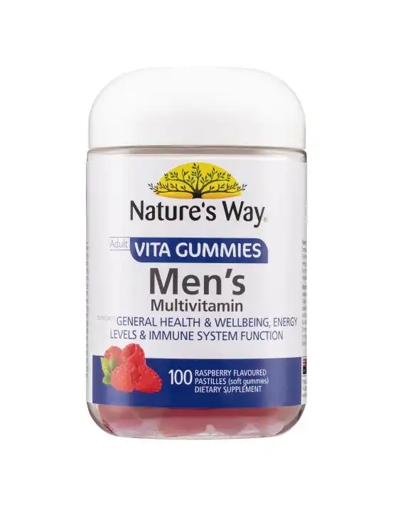 Nature's Way Adult Vita Gummies Men's Multivitamin 100 Pastilles